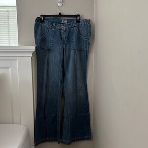 Old Navy Medium Blue Wide Leg Jeans